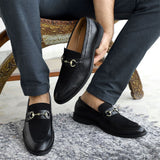 NICHE BLACK PRESTO HORSEBIT LOAFERS