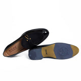 NICHE Black Patent Dazzle Hooked Loafers