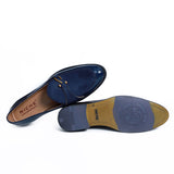 NICHE Blue Patent Dazzle Hooked Loafers