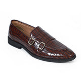 NICHE Cherry Croco Pattern Luxurious Double Monk