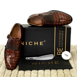 NICHE Cherry Fab Croco Double Monk