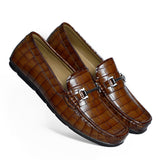 NICHE CHERRY PROFOUND CROCO MOCCASIN - DRVING LOAFER