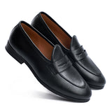 NICHE Elegant Black Penny Loafers