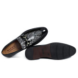 NICHE Black Patent Pablo Horsebit Loafers