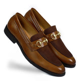 NICHE TAN BROWN PRESTO HORSEBIT LOAFERS