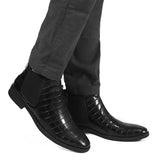 NICHE Black Croc Chelsea Boot