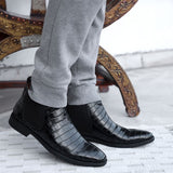 NICHE Black Croc Chelsea Boot