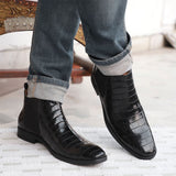 NICHE Black Croc Chelsea Boot