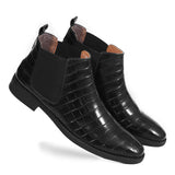 NICHE Black Croc Chelsea Boot