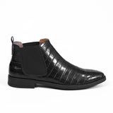 NICHE Black Croc Chelsea Boot