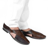 Niche Brown Croc Designer Sandals